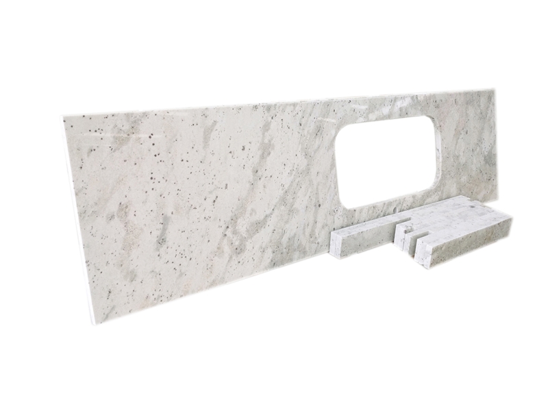 Andromeda White Granite Slab And Tile Granite Countertop